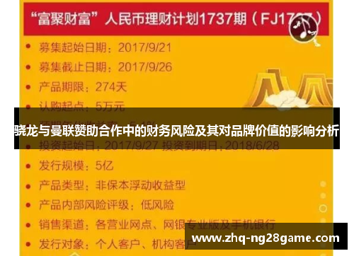 骁龙与曼联赞助合作中的财务风险及其对品牌价值的影响分析